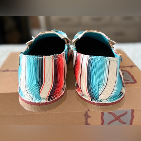 Twisted X Hooey Slip-On Sunset Shoes Size 6.5M Casual Loafers Western - Picture 10 of 12